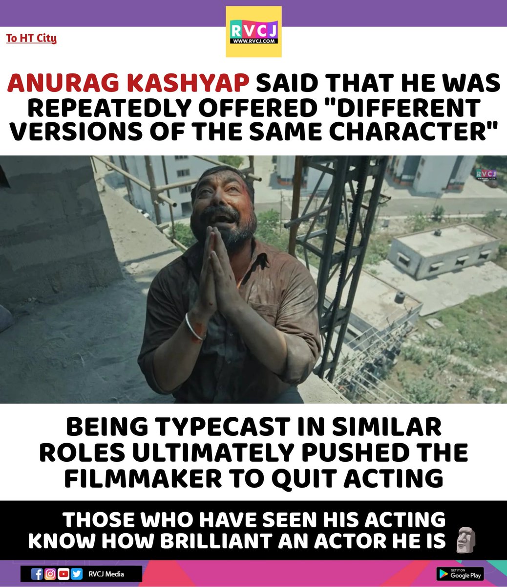 rvcjmovies's tweet image. Why Anurag Kashyap Quits Acting

#AnuragKashyap #Maharaja #bollywood #bollywoodmovies #movies