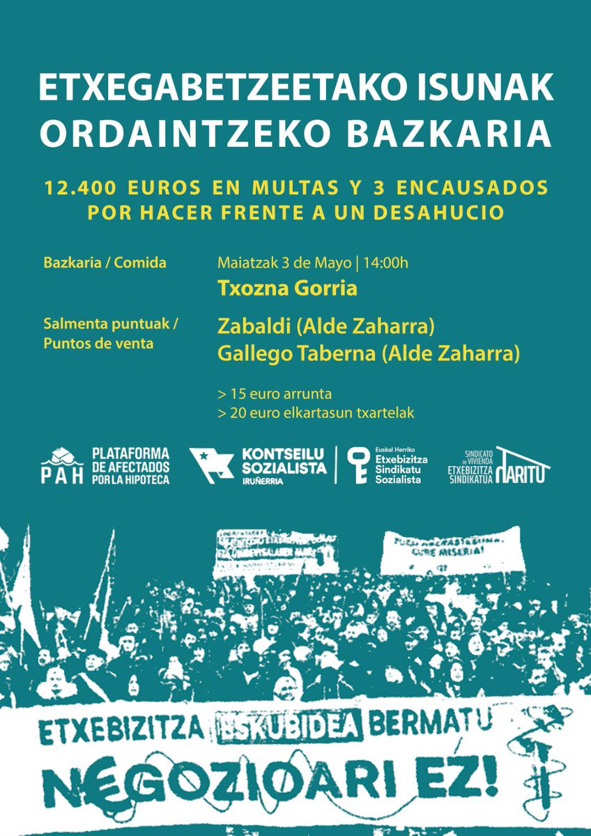 hARITU Elkarlaguntza Sarea / Red de Apoyo Mutuo tweet media