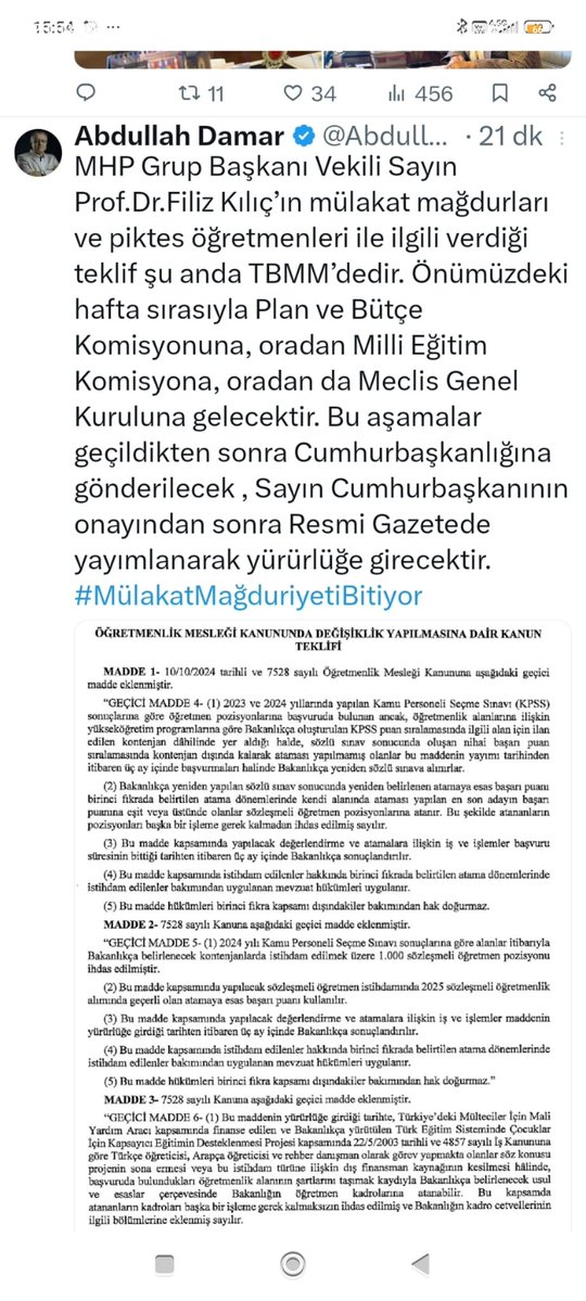 Kanun teklifinin bir an önce meclisten geçmesini istiyoruz 
<a href="/isamesihsahin/">İsa Mesih Şahin</a> <a href="/AvOzlemZengin/">Av. Özlem Zengin 🇹🇷</a> <a href="/rukiye_toy/">Rukiye Genç Toy</a> <a href="/avhilmibilgin/">Hilmi BİLGİN</a> <a href="/BBozgeyik_27/">Bünyamin Bozgeyik</a> <a href="/Akparti/">AK Parti</a> <a href="/deryaayaydin34/">Derya Ayaydın</a> <a href="/incitraders/">inci traders</a> <a href="/MHP_Bilgi/">MHP</a> <a href="/MhpTbmmGrubu/">MHP TBMM Grubu #MHP</a>