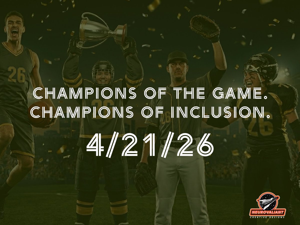 neurovaliant's tweet image. You're gonna want to rise up for greatness for this one. 👀

#NewProject #AutismAcceptance #Inclusion #CreativeDesigns