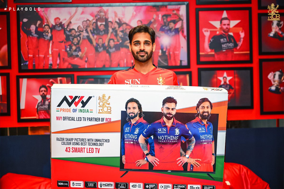 Another day, another performance that proves why Bhuvi is one of the best in the business. 🔥

A 3️⃣-fer with just 2️⃣6️⃣ runs conceded in his spell, makes Bhuvneshwar Kumar our NVY TV Top Performer of the Match. ❤️

A 43-inch LED TV coming his way, with picture quality that hits