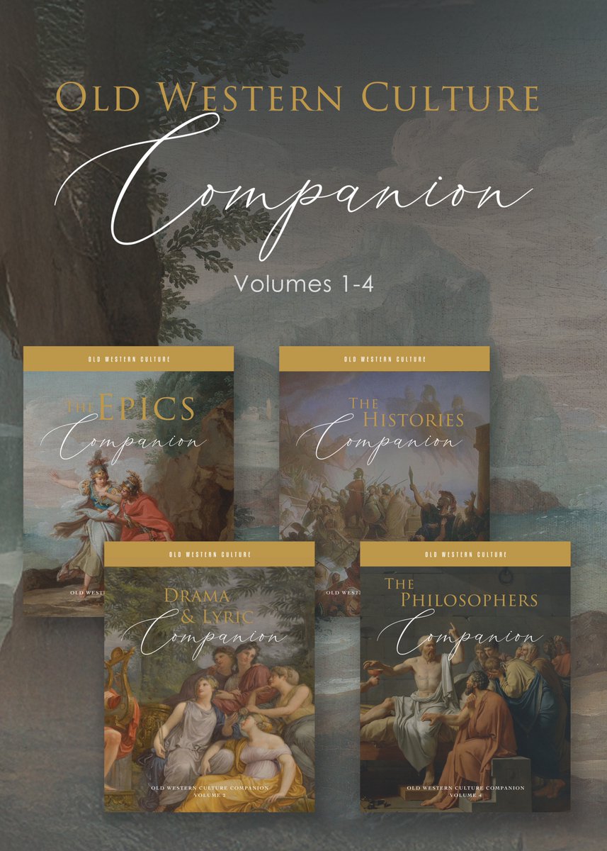 If you missed it...we're pretty excited about the Old Western Culture Companion Series! 

romanroadspress.com/companion/
