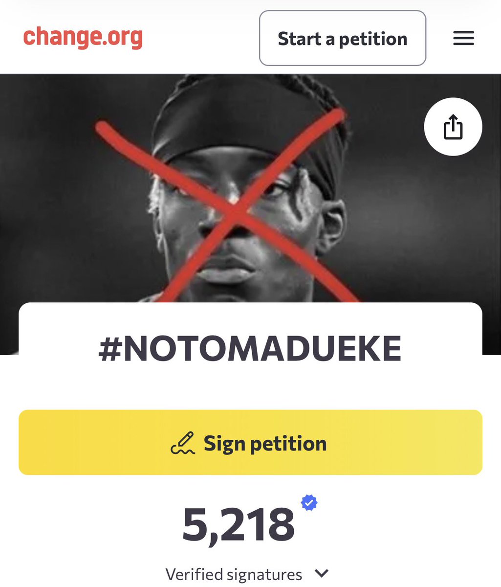 Trillsar271's tweet image. #NO #TO #MADUEKE