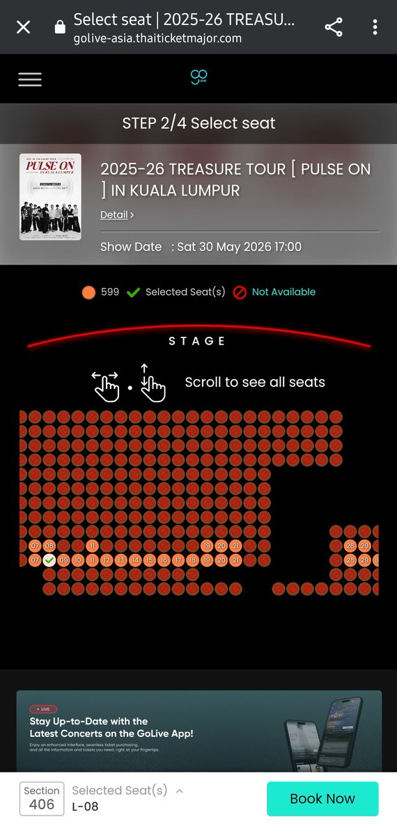 keonunaa_'s tweet photo. Nyoba web tiket malay kaget bahkan mereka bisa pilih kursi sendiri. Oke fix tahun depan mau konseran di malay aja, di indo promotornya kek tai https://t.co/YaOUJmBnRP