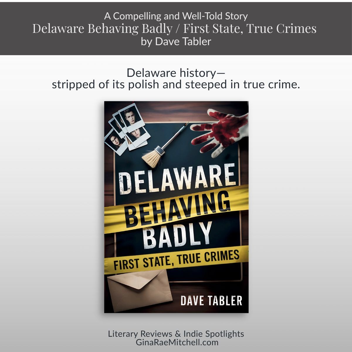 GinaRaeMitchell's tweet image. True crime—but with context.

Delaware Behaving Badly looks beyond the headlines to explore the patterns and consequences behind real cases.

Read more here ⬇️
ginaraemitchell.com/delaware-behav… 

#BookReview #TrueCrime #Nonfiction @davetabler  @iReadBookTours