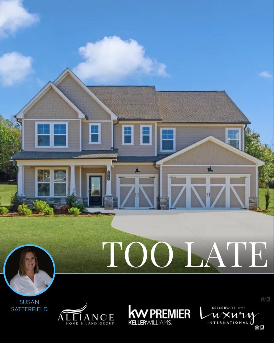 alliance_halg's tweet photo. 💥SOLD &amp; CLOSED💥
📍1031 Gage Lane
 5 🛏 | 3.5 🛁 | 2,983 📐  
💰$457,930

Susan Satterfield | KELLER WILLIAMS® Premier
Your Lake Country Experts
📱: 706.347.0831
☎️: 762.815.3073, 706.485.0088
🖥: https://t.co/D1D7mq9hG9

📸: It was great working with Tamra Wade of RE MAX Tru! https://t.co/kE6K4PJivS