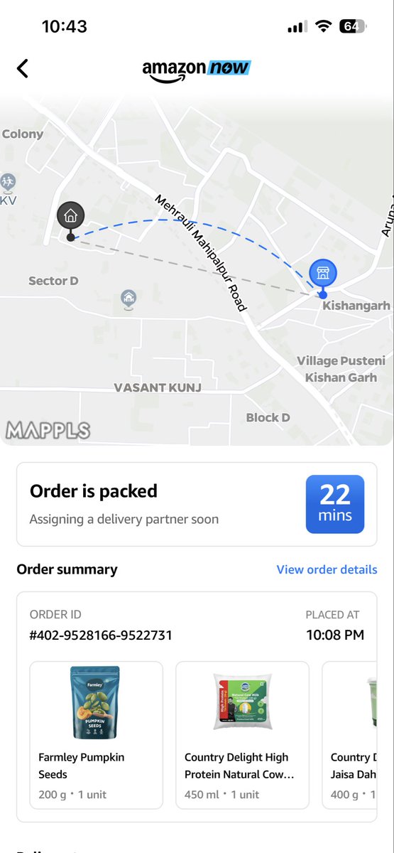 Aryan2404's tweet photo. @amazonIN 

Kindly cancel this order it seems it will take forever to deliver this order. https://t.co/3eAKks0ybG