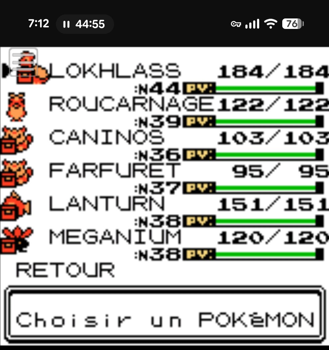 _adriend_'s tweet image. 22 heures de jeu, et une bonne équipe !
Je viens de battre le conseil des 4 dans #Pokemon #Cristal !
Le best, comme d'hab : Lokhlass ❤️❤️
Poke @SowPiano