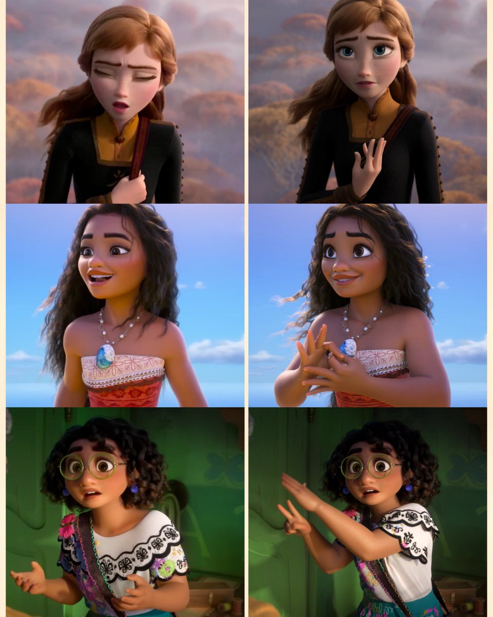 VAI EMOCIONAR DEMAIS! ✊🏽

Primeiras imagens oficiais de ‘Songs in Sign Language’, novo projeto da Disney Animation para o Disney+.

Animadores do estúdio reanimaram completamente três cenas musicais recentes, ‘The Next Right Thing’, ‘Beyond’ e ‘We Don’t Talk About Bruno’, para