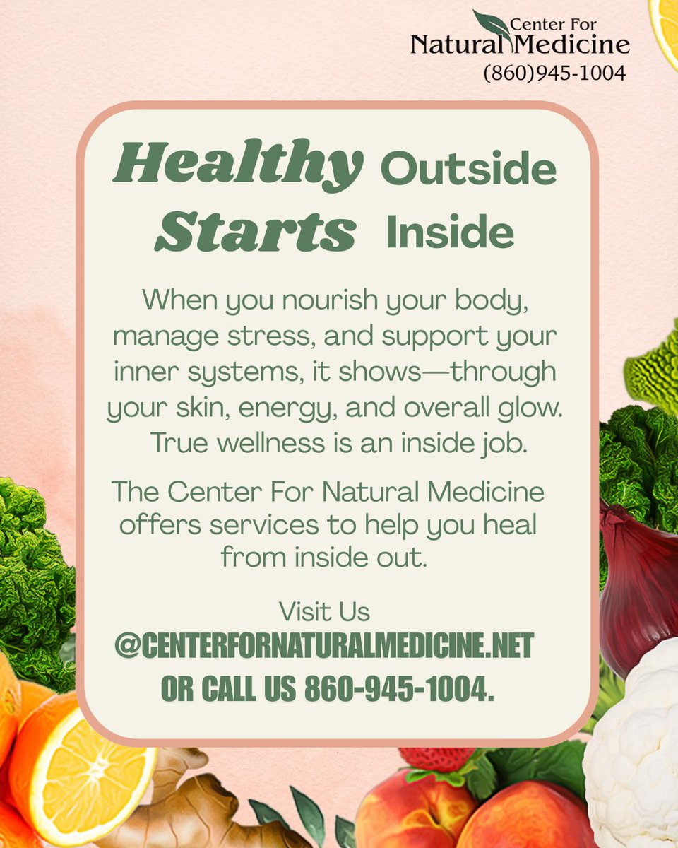 CenterMedicine's tweet image. True wellness shows when you’re inner health is supported and balanced #naturopathicmedicine #Wellness #SupportInInnerHealth #healinsideout