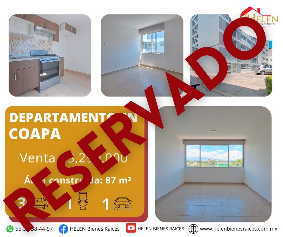 HelenBR5's tweet photo. ¡BAJÓ EL PRECIO! DEPTO SOBRE MIRAMONTES,Totalmente remodelado,muy iluminado 
VENTA $2´990,000
https://t.co/64a7NNx1TH
#oportunidad #departamento #venta #remodelado #amplio #funcional #acogedor #seguridad #vialidades #ubicacion #LosGirasoles #Coyoacán #CDMX #Helen #BienesRaices https://t.co/Si5K18gDc7