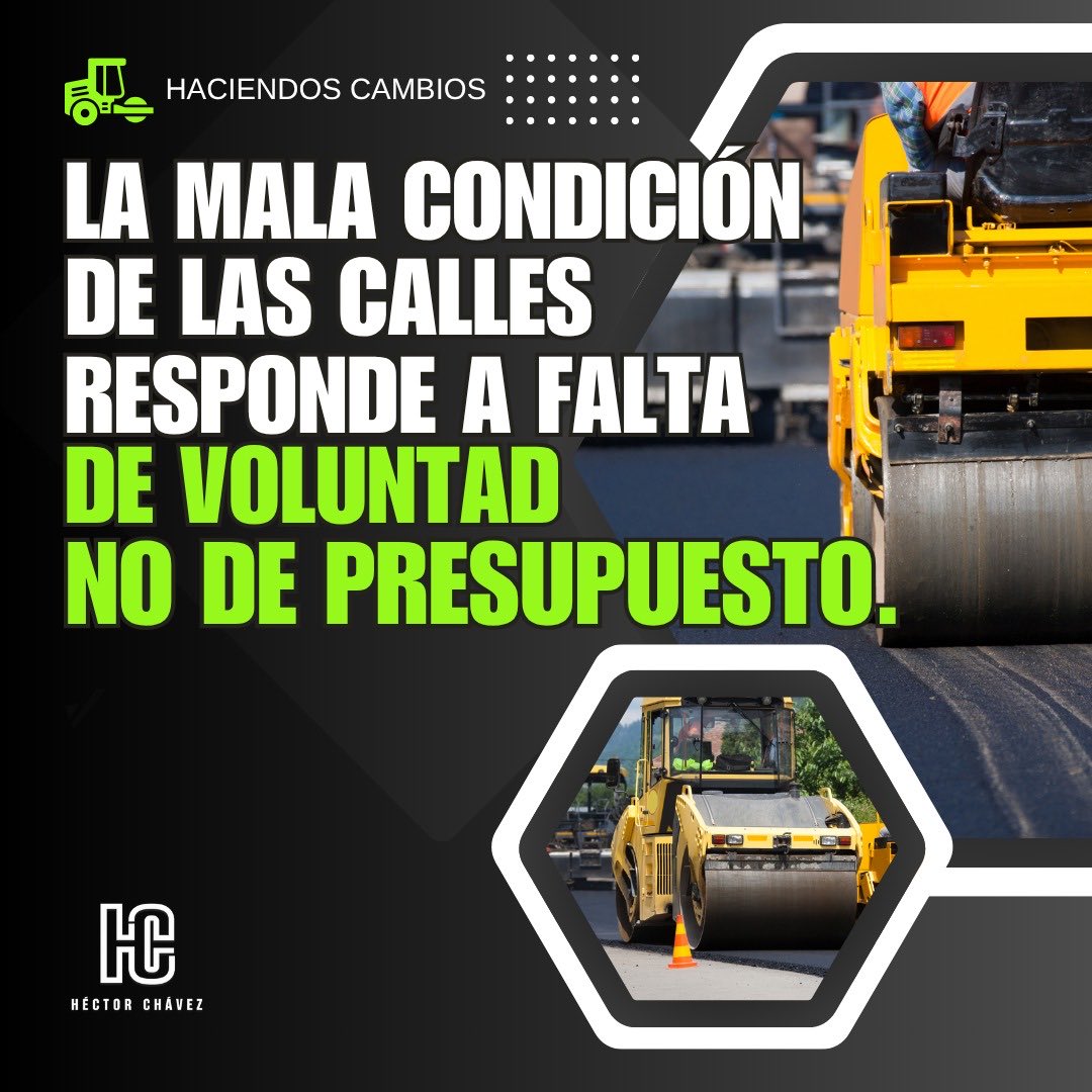 HectorChavezHgo's tweet photo. 16 de cada 100 hidalguenses lo dicen claro: los baches son prioridad. Es hora de escucharlos.👊🏻
#HaciendoCambios #HéctorChávez https://t.co/q46tLkNBNW