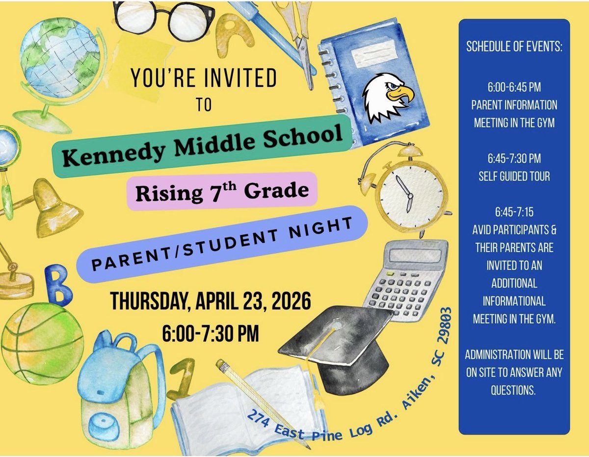 For our rising 7th grade Eagles 💛
