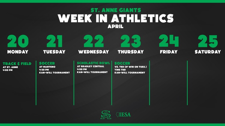 TheSAGSway's tweet photo. Your Giants week in athletics for 4/20-4/25!

#GoGiants https://t.co/MpiTPxGnLi