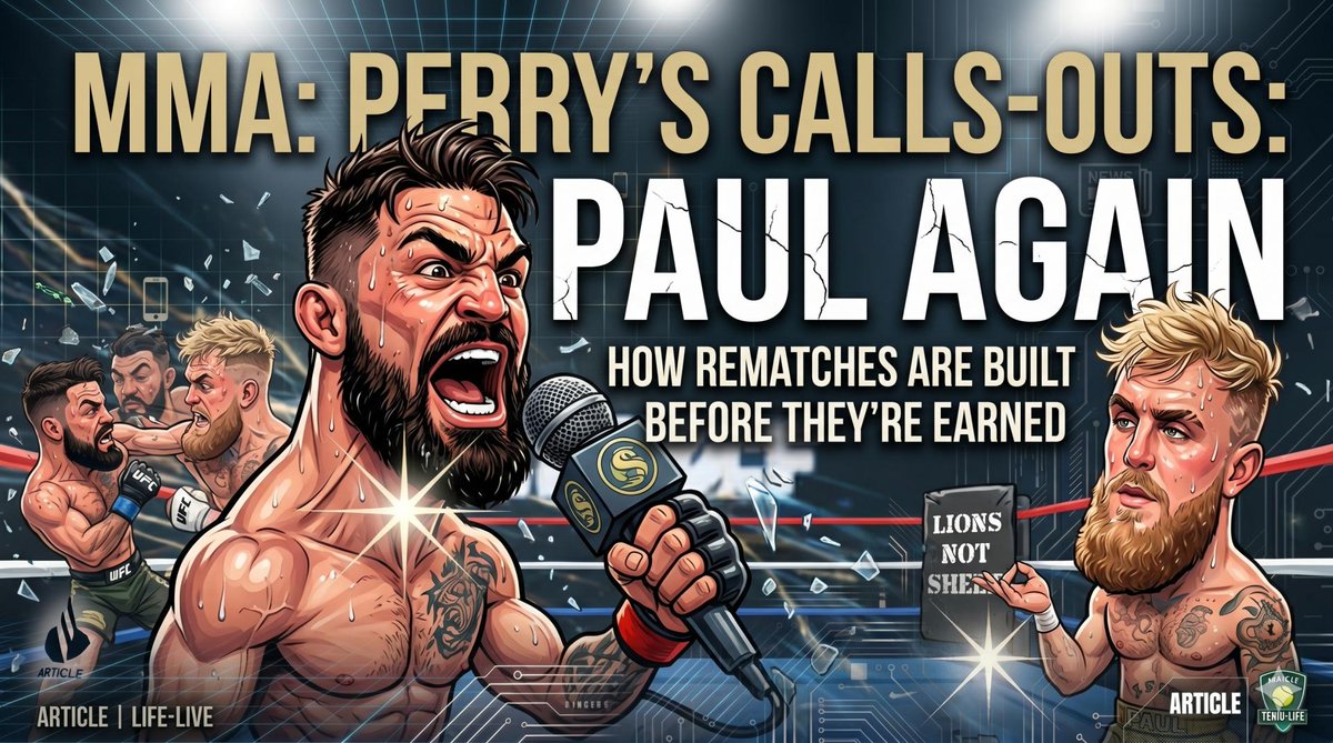 SportWorldNews3's tweet image. MMA: Mike Perry calling out Jake Paul again shows how rematches are built before they’re earned.
This isn’t about settling a score.  It’s about keeping the story alive.
sportworldnews.org/ufc/news/28111…
#UFC #jakepaul
