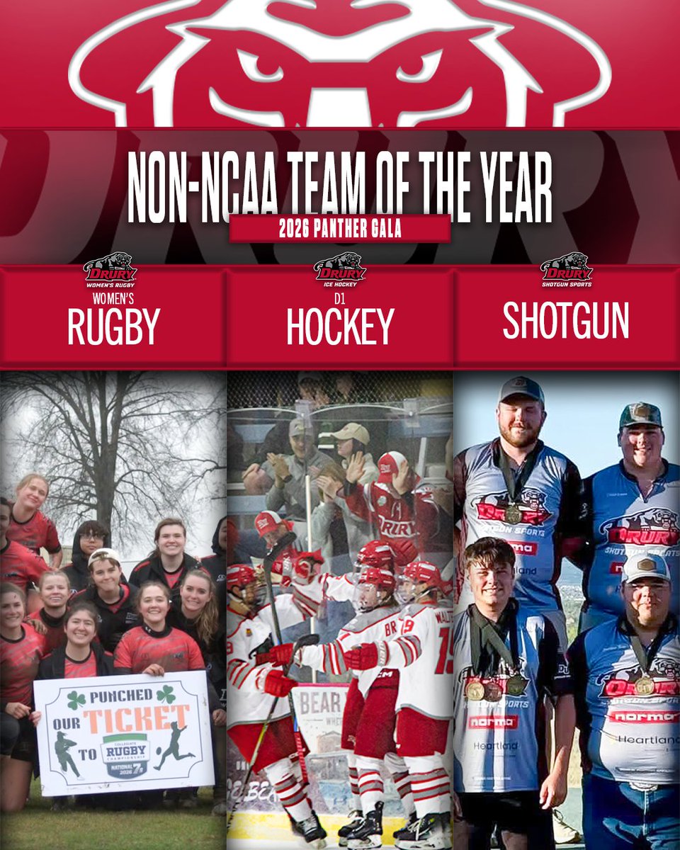 ⭐️ The finalists for Team of the Year ⭐️ 

#OneDrury