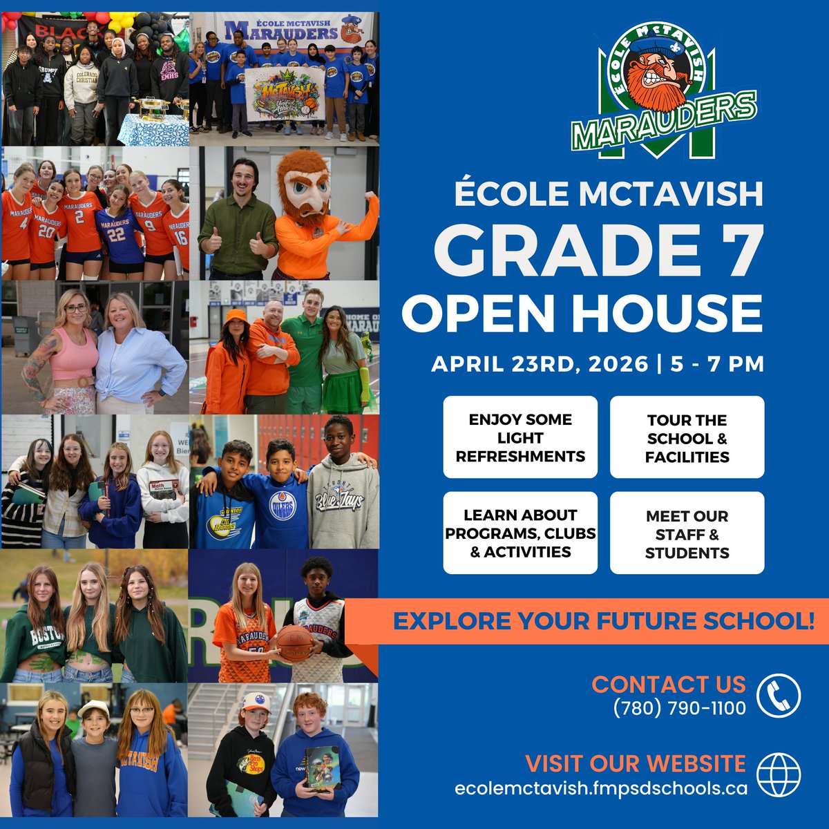FMPSD's tweet image. Mark your calendars!

@EcoleMcTavish, @CompMinerTweets, &amp;amp; @WWhighschool are hosting Open Houses on April 23 from 5:00 PM - 7:00 PM.

Come meet our amazing staff, explore programming options, &amp;amp; tour our dynamic learning environments.

@annaleeskinner
#FMPSD #YMM #RMWB
