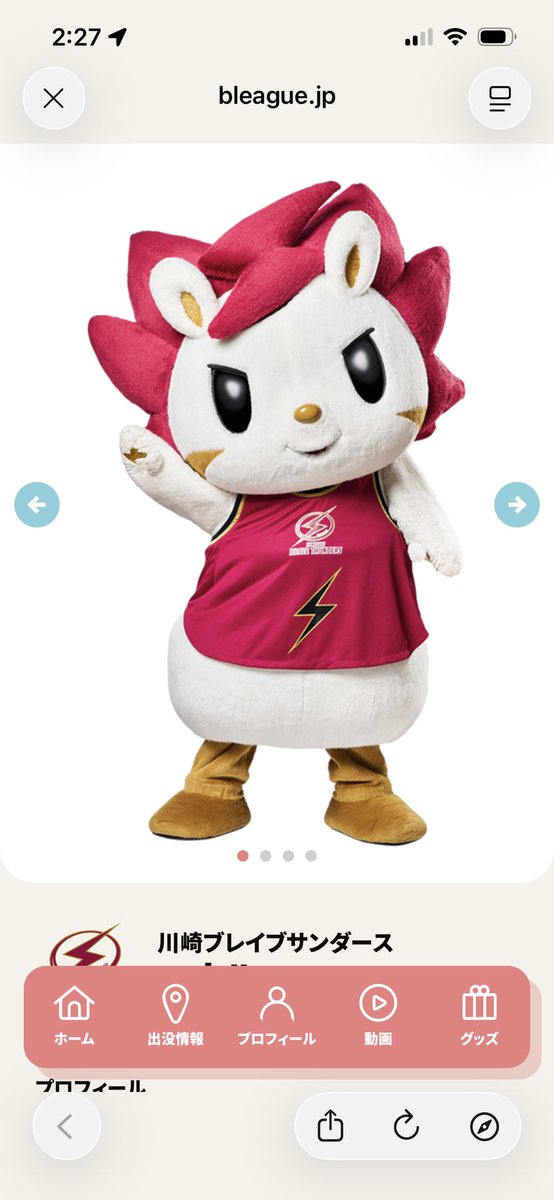 marinedolf's tweet photo. これは、川崎ブレイブサンダース（Bリーグのプロバスケットボールチーム）の公式マスコット「ロウル」（Rouru）だよ！ https://t.co/LIki8CKsjF 
京急川崎駅の小さいほうの改札（西口改札あたり）の中に、駅員じゃないのに可愛く置かれてるやつ。
ロウルは「雷獣の子ども」で、モチモチした体とぷりぷりお尻がチャームポイントの男の子キャラ（人間でいうと8歳くらい）。雷みたいな肉球が特徴で、めっちゃ可愛い系マスコットとして人気。 https://t.co/LIki8CKsjF 
以前（2025年頃）も京急川崎駅の改札で「改札掛」として登場して話題になってたみたいで、今回久しぶりに通ったらまだ（またはまた）置かれててびっくりしたんだね。駅の雰囲気と合ってて可愛いよね〜（笑）
投稿の画像そのまま見て「これ誰？」ってなるのわかるわ。公式マスコットだから、試合とかイベントでもよく見かけるよ！​​​​​​​​​​​​​​​​​​​​​​​​​​​​​​​​​​​​​​​​​​​​​​​​​​

ってGrokくんが言ってた