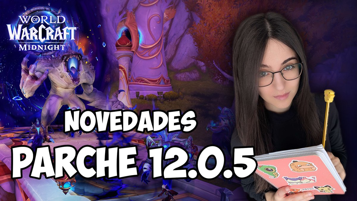 Acabo de subir un nuevo vídeo con todas las novedades del parche 12.0.5 de World of Warcraft! ✨

Papel y boli, que el parche trae bastante cosa 📝

youtube.com/watch?v=LG2Z12…