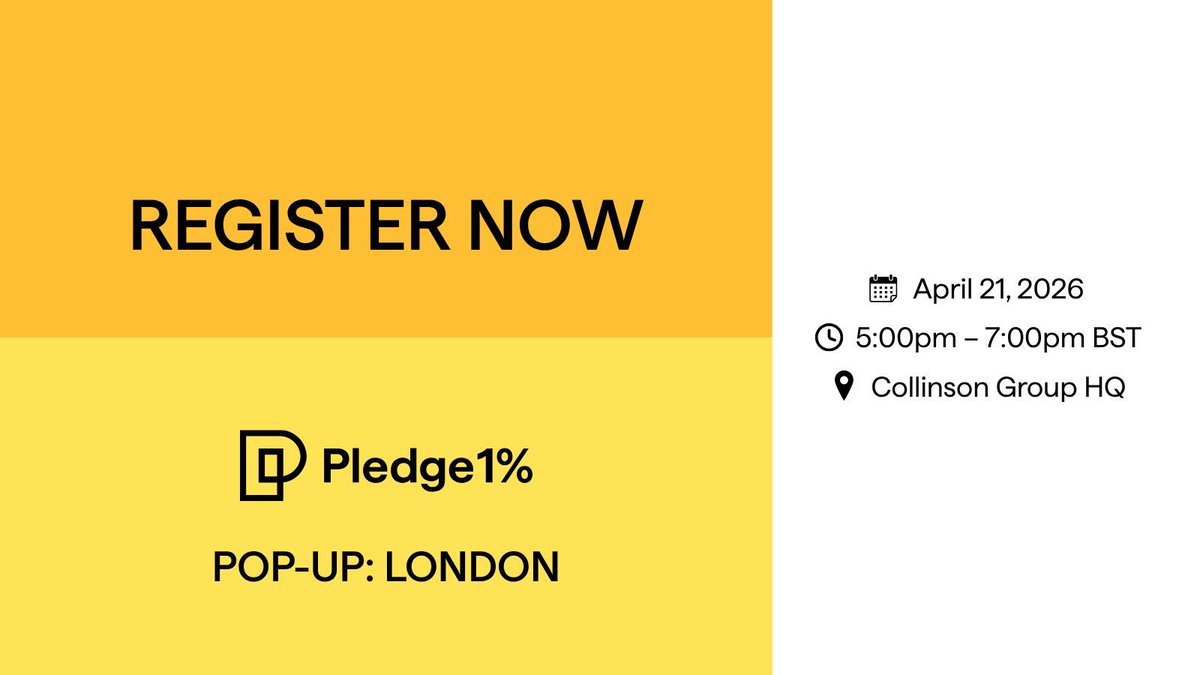 Pledge1Percent tweet media