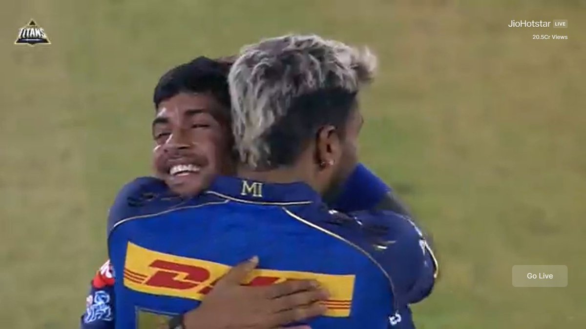 CricCrazyJohns's tweet photo. 🚨 MUMBAI INDIANS HAS WON A MATCH IN NARENDRA MODI STADIUM 🚨

- History scripted by Hardik Pandya &amp; his team. https://t.co/Npsn5IUgrJ