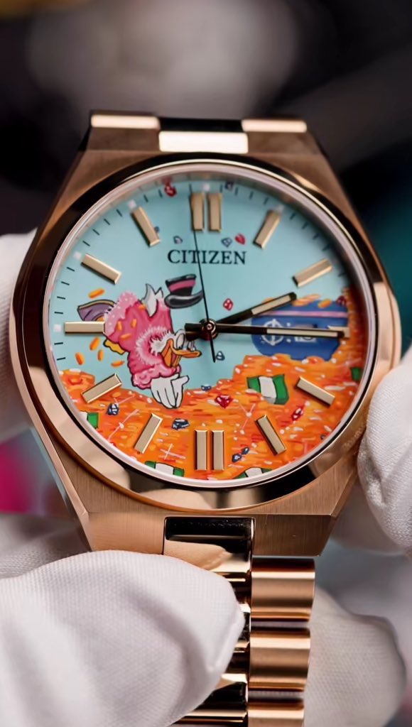 بچه ها کسی رو میشناسید که روی صفحه ساعت مچی نقاشی بکشه؟ 
مثل این