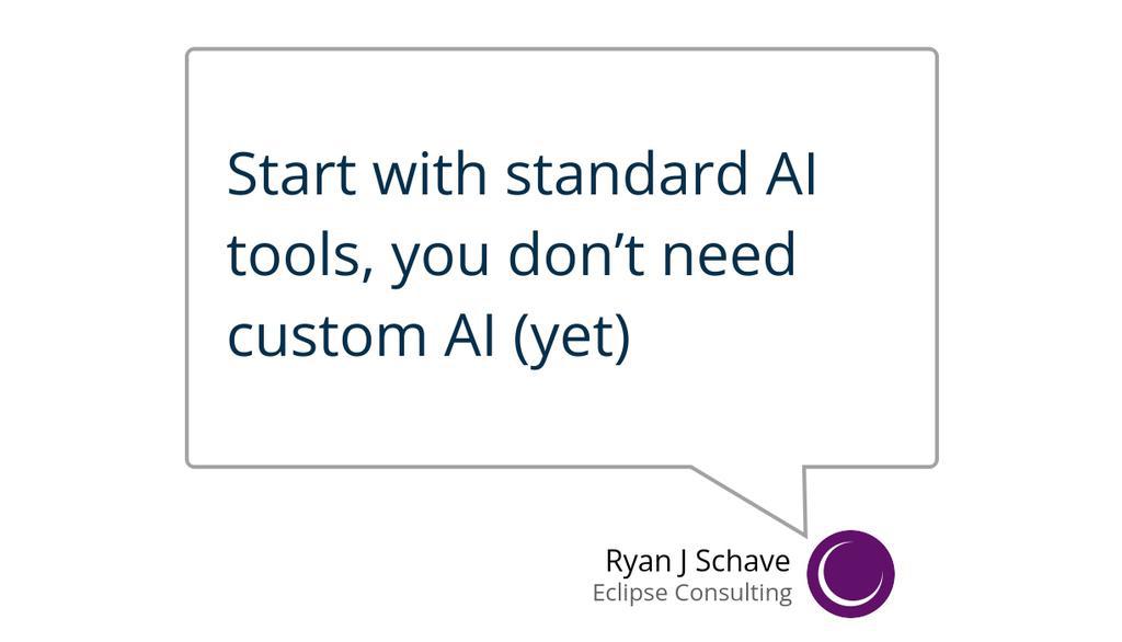 ECITechnology's tweet photo. "Pre-built tools from established providers like Microsoft, Google, and OpenAI are designed to work well for a wide range of use cases." https://t.co/loiojR5PAt

#SmallBusiness #MetroDetroitArea https://t.co/3Aj6sbEMeJ