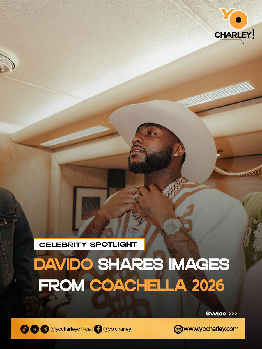 yocharleyoff's tweet image. Davido turns global energy all the way up as he drops stunning images straight from Coachella 2026 

From electrifying stage moments to behind-the-scenes vibes. 

#davido #fyp #cochella #viral #yocharley
