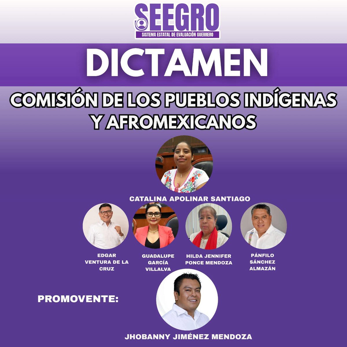 seegro_mx's tweet photo. 🏛️ Dictamen aprobado en la Comisión de los Pueblos y Comunidades Indígenas y Afromexicanos del H. Congreso del Estado de Guerrero.
🧵👇 https://t.co/XNy2242Lsm