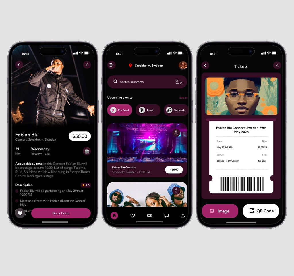 fabian_ini39233's tweet image. This event app UI is clean, interactive, and built to guide users from browsing to buying without friction. That means better engagement and more conversions for your brand.

Would you use an app like this?

#UIUX #DesignThinking #MobileDesign #UX #ProductDesign