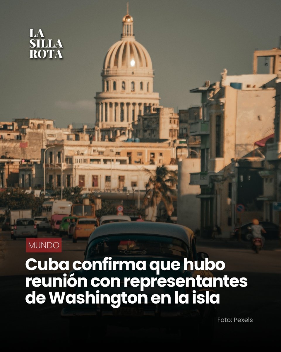 lasillarota's tweet image. El Gobierno de Cuba confirmó que sostuvo un encuentro reciente con representantes de Estados Unidos en La Habana, en el que se abordaron temas sensibles sin establecer plazos ni condiciones formales, en un contexto de creciente tensión entre ambos países. #Mundo

🔗