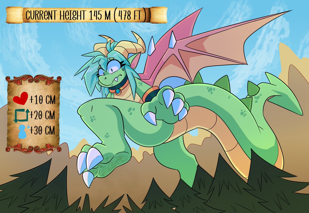 Woah... I got a lot bigger than I expected, but this won't stop here, you can still make me bigger #sizetwitter