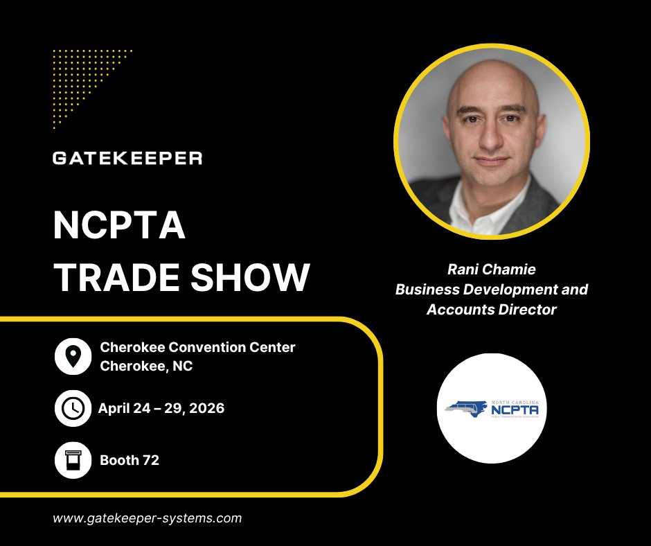 GatekeeperGSI's tweet photo. Gatekeeper is excited to be exhibiting at the NCPTA Conference, Expo, Roadeo & Golf Tournament taking place April 24–29 in Cherokee, North Carolina. 

This premier event brings together public transportation professionals from across North Carolina to explore the latest innovations, technologies, and best practices shaping the industry.

Why connect with Gatekeeper?

We specialize in advanced mobile video surveillance and safety solutions designed to:

• Enhance passenger and driver safety

• Reduce liability and operational risk

• Deliver actionable transit intelligence

• Support compliance and incident management

Let’s meet at NCPTA

We’d love to connect with you during the event to discuss how Gatekeeper can support your transit operations.

$GSI.V $GKPRF