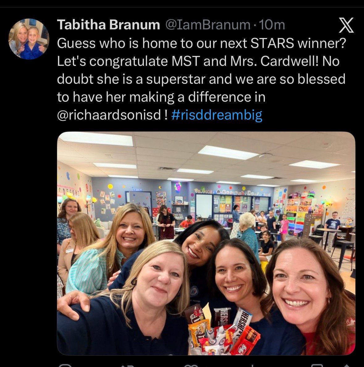 OpportunityAir1's tweet photo. WHAT!?! So incredibly honored to be named an RISD STARS Teacher of the Year!
So grateful for my students, my team and this journey #risdDreamBig @MSTMAGNET is the place to be! https://t.co/FJBvGsvfHv