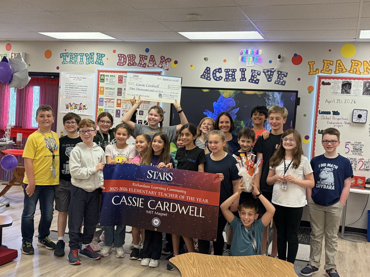 OpportunityAir1's tweet photo. WHAT!?! So incredibly honored to be named an RISD STARS Teacher of the Year!
So grateful for my students, my team and this journey #risdDreamBig @MSTMAGNET is the place to be! https://t.co/FJBvGsvfHv