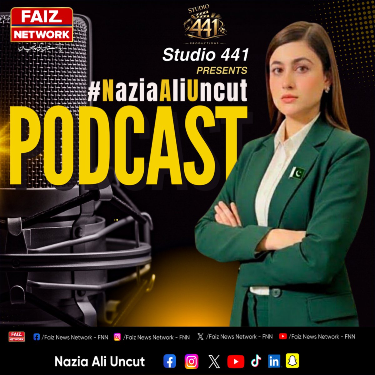 NaziaAliUncut's tweet image. ⚡️🙅🏼‍♀️🦋 No Filters. No Limits. Nazia Ali Uncut Podcast Coming Soon on Faiz TV Network 🔥 #ComingSoon #PodcastLaunch #NewPodcast #NaziaAliUncut #FaizTVNetwork #PodcastLife #PodcastersOfInstagram #PodcastShow #TalkShow #Unfiltered #NoLimits #RealTalk #BoldVoices #RawConversations