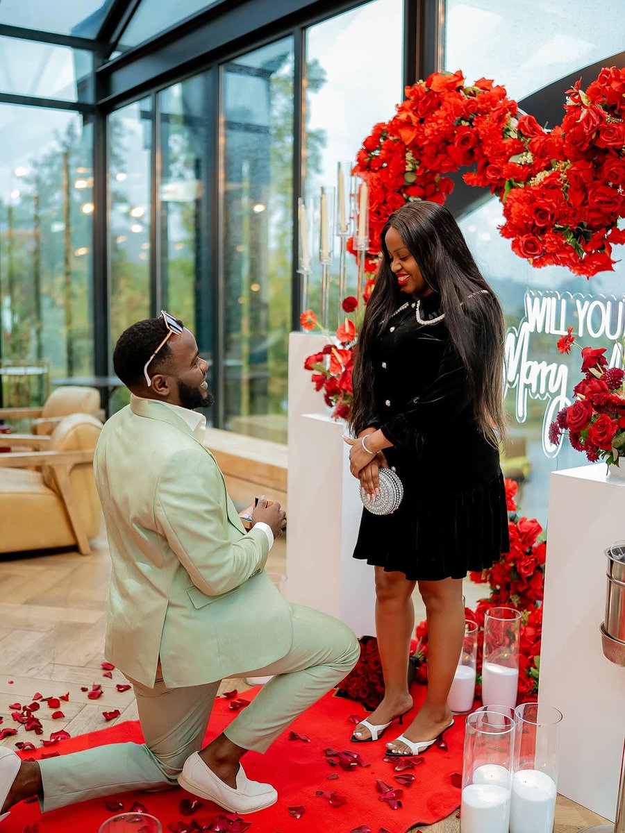 MikoloUg's tweet image. What was once a dream now feels like home! A love so steady, so sure thank you God🙏 

Patricia Namirimu after saying Yes to the LOHL💍❤️  #engaged