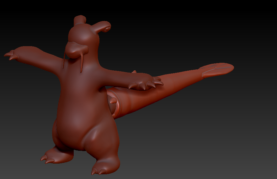 GammaTeeth05's tweet photo. i've been working on this 3D model from a sketch i saw on Pinterest.

It came out well but i can't find the artist to show how it is coming out QwQ https://t.co/n4SdQhMMG3