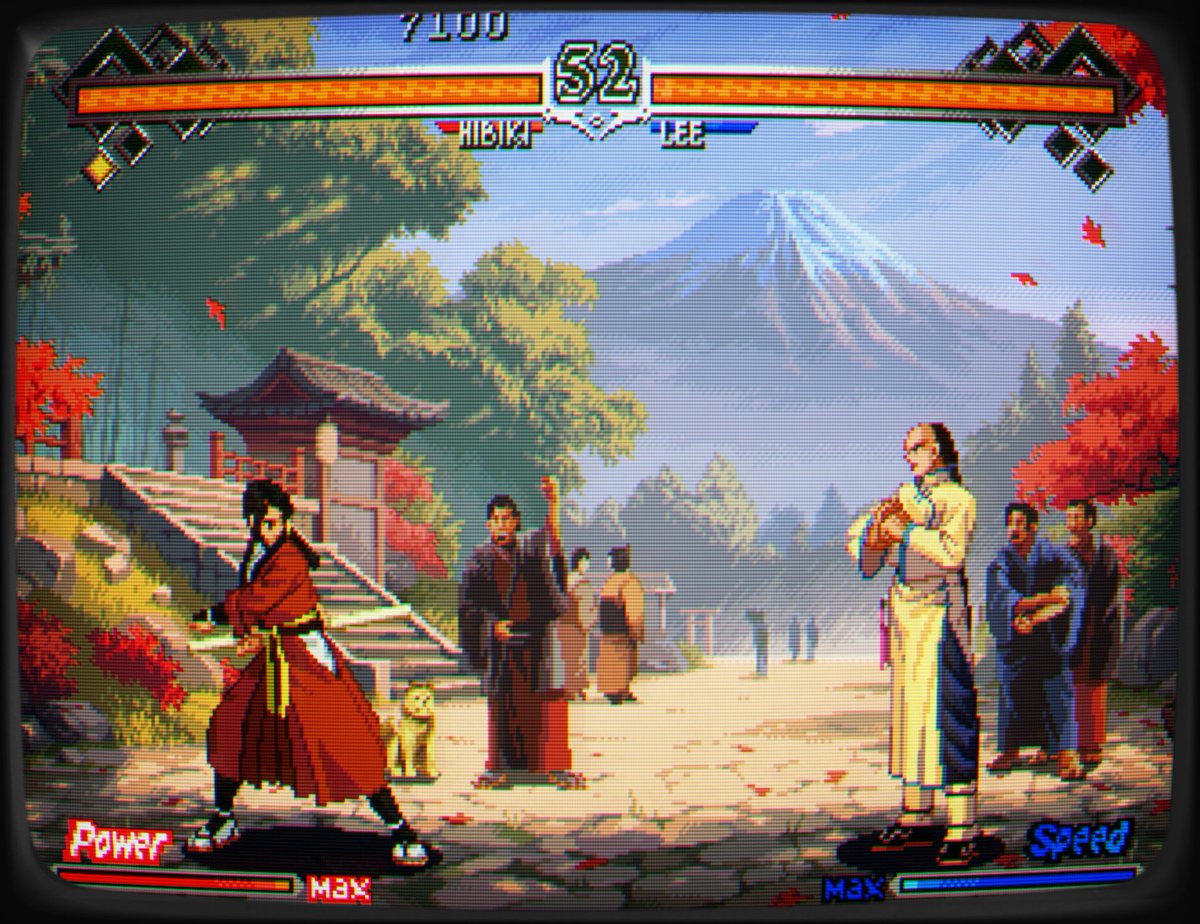 NerkinPixel's tweet image. Pixel art practice: The Last Blade new stage  #ドット絵 #pixelart #TheLastBlade #NeoGeo #SNK