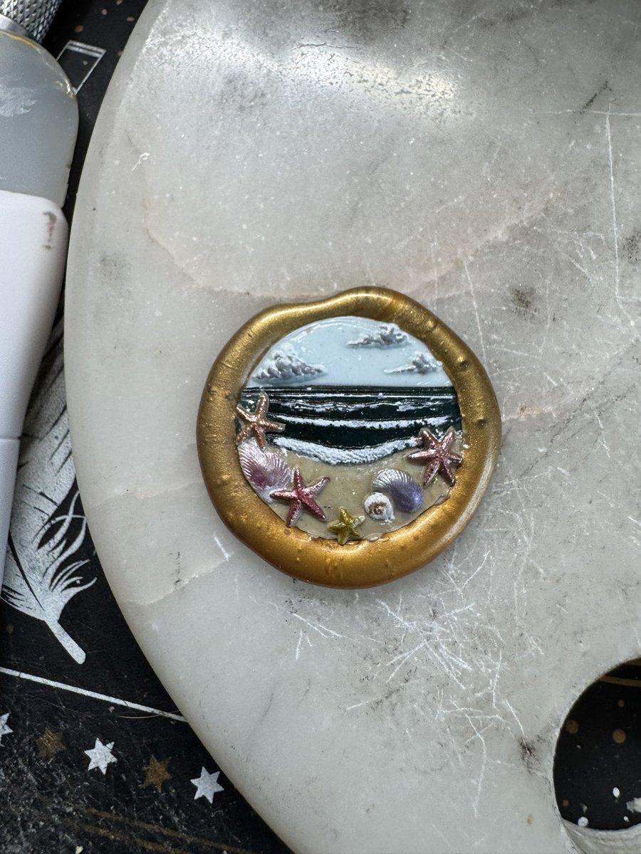 Major_Murk's tweet image. Magnets for a friend as a get well present. 😊 #waxseal #wax #seal #stamp #sealingwax #create #art #getwellsoon