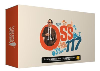 hdnumerique's tweet image. 😎🟧OSS 117 revient en grande pompe ! 🇫🇷🕵️‍♂️🥂
👁️INFO : hdnumerique.com/actualite/arti…
📢Les cultissimes [OSS 117 : Le Caire, nid d'espions] &amp;amp; [OSS 117 : Rio ne répond plus] débarquent en #Steelbook #4K #UHD chez Gaumont 🔥📀
🎬 2 films
💿 5 disques (2 #UltraHD + 2 Blu-ray + Bluray de
