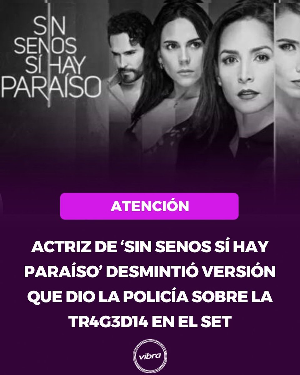 vibra_co's tweet image. La actriz aprovechó para enviar un mensaje y contar qué ocurrió.  Esto dijo 😱 👀 #Sinsenossíhayparaiso #ataque #set #grabación
Detalles aquí: vibra.co/?p=530498