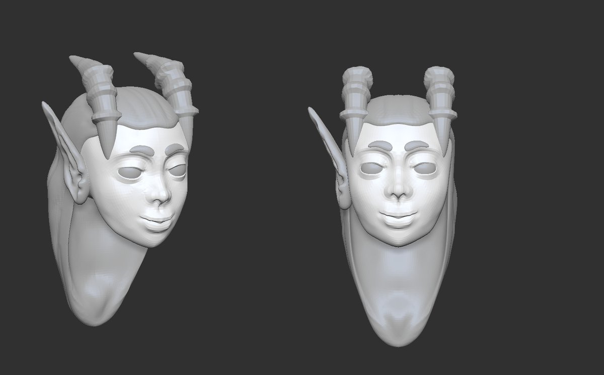 ErikDanne's tweet image. doodle demoness portrait. time lapse on  youtube.
https:// youtu be/8yw_pRRP_xA
#3d  #doodle