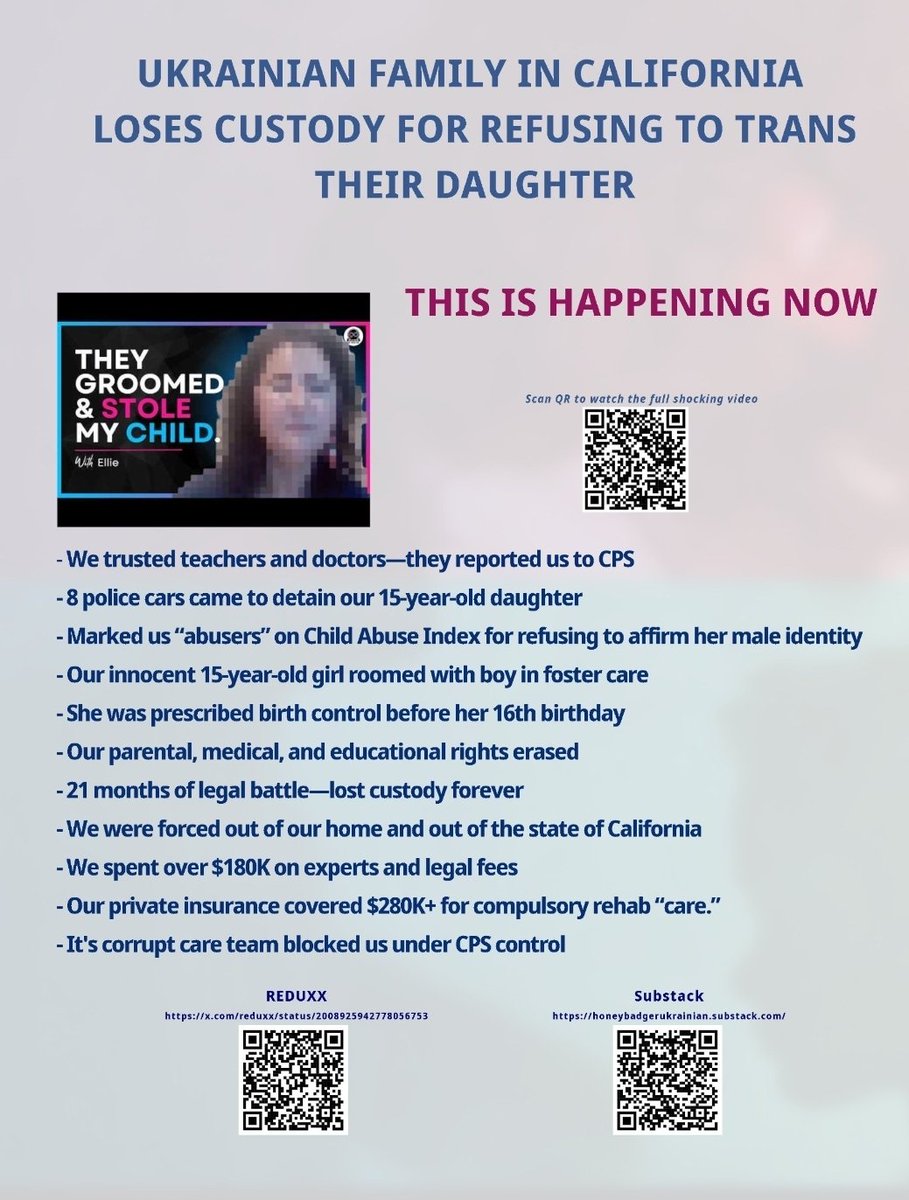 <a href="/LiveAction/">Live Action</a> This is part of the same TRAFFICKING 
I WILL NEVER STOP FIGHTING FOR MY DAUGHTER 
Shasta county cps [CA] snatched my daughter from me, her non affirming mama....2 years of hell.... FOR FORCED ADOPTION
Ca CPS has been destroying our nuclear family for almost two years for refusing