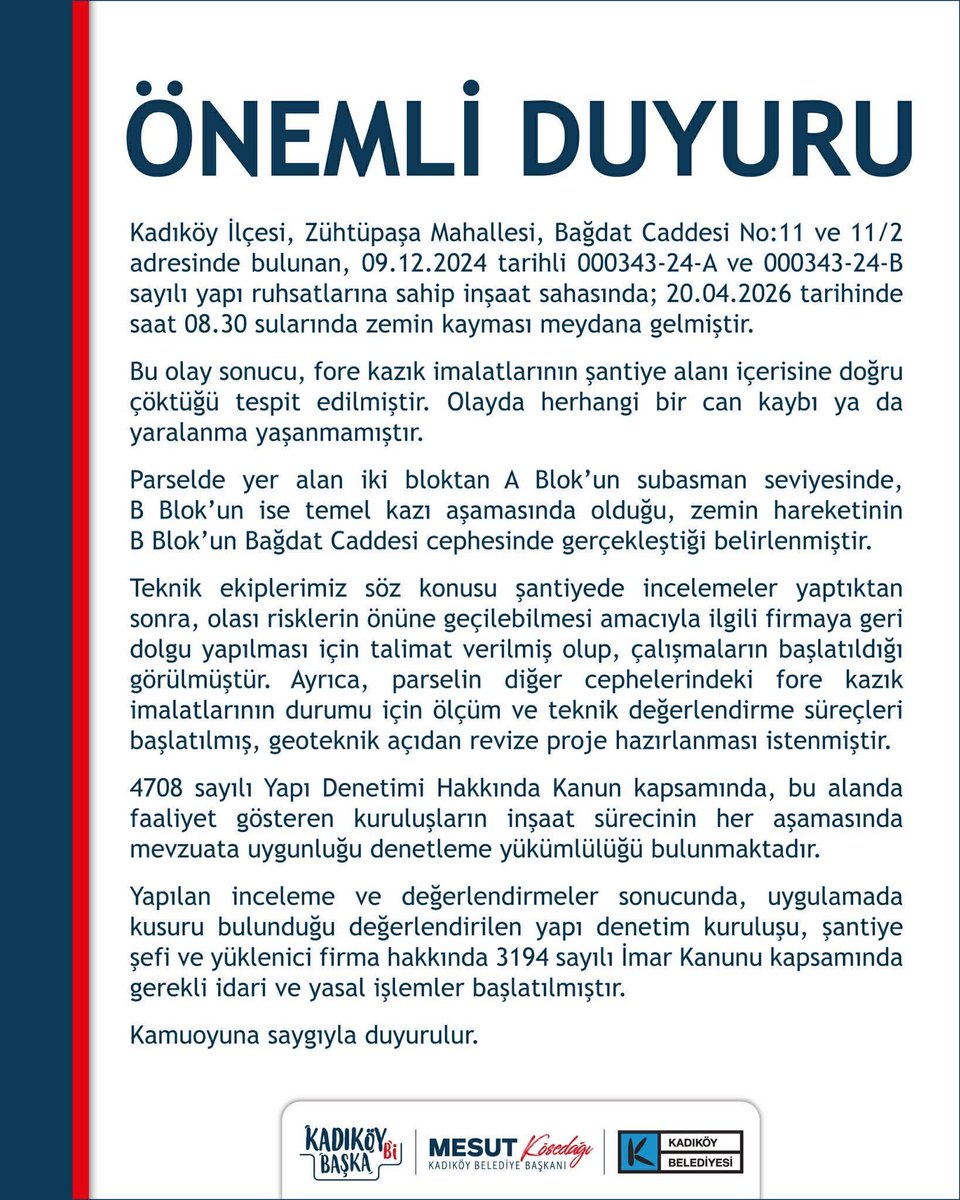 Kadıköy Belediyesi tweet media
