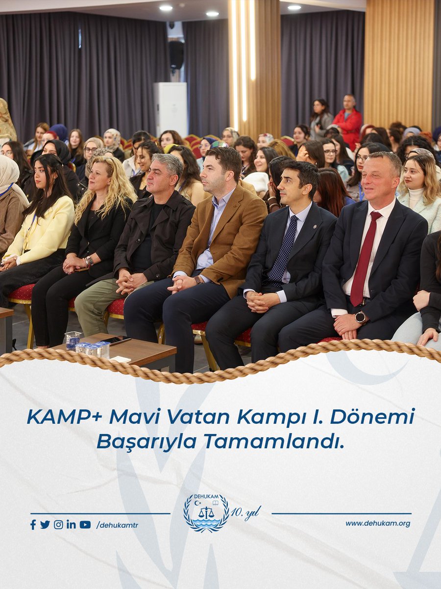 Dehukamtr's tweet photo. KAMP+ Mavi Vatan Kampı I. Dönemi Başarıyla Tamamlandı.

Detaylı bilgi için:
https://t.co/LmfTzhqOhX https://t.co/CTNICqDvjU