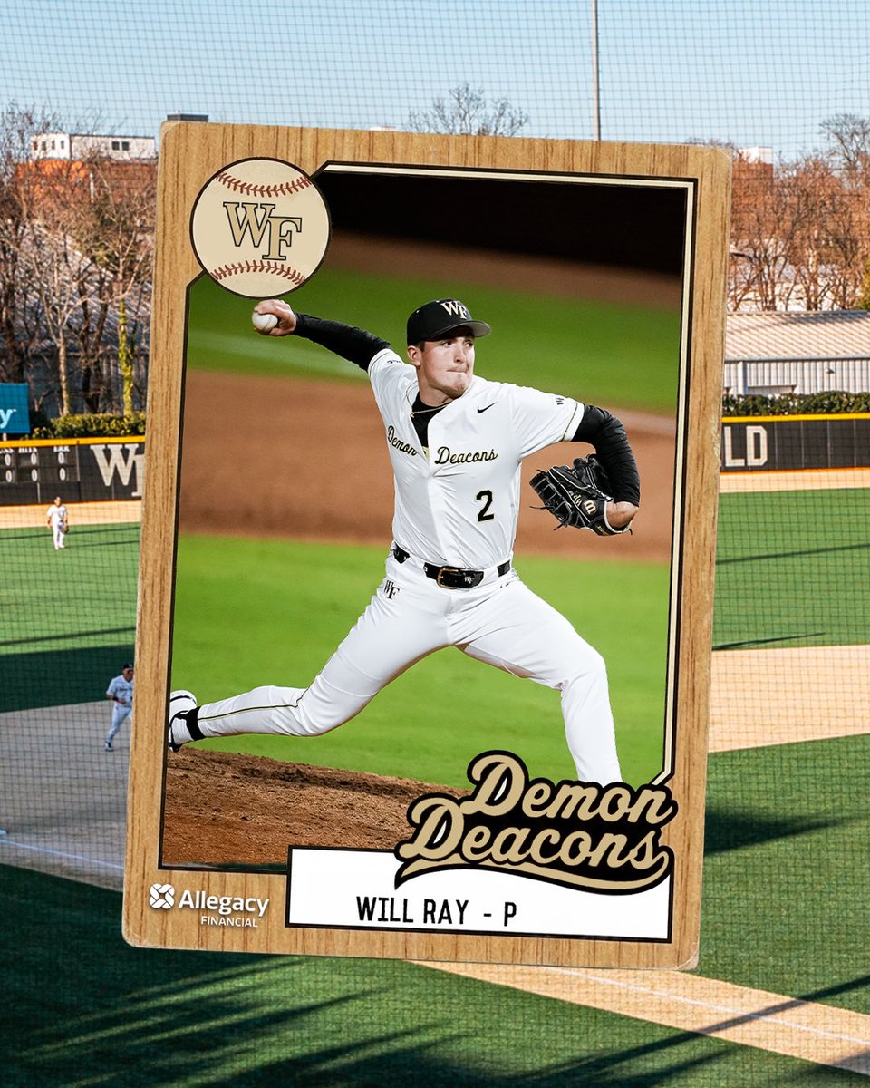 WakeForestSP's tweet photo. First episode of the @WakeBaseball podcast takeover is live, presented by @Allegacy! 

Featuring:
Will Ray
Duncan Marsten
Dalton Wentz

Listen below:

https://t.co/gTzYomlSEL

https://t.co/8KAJpWMikS https://t.co/AdwgzKkmKA
