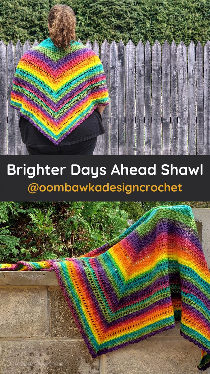 OombawkaDesign's tweet image. Brighter Days Ahead Triangle Shawl Pattern
Brighter Days Ahead Triangle Shawl. Free Crochet Pattern from Rhondda Mol. Yarn: Caron Skinny Cake, Light Weight Yarn [3] x 1 cake and a 5 mm (H) hook. #caroncakes #yarnspirations #triangleshawl #crochetpattern
oombawkadesigncrochet.com/brighter-days-…