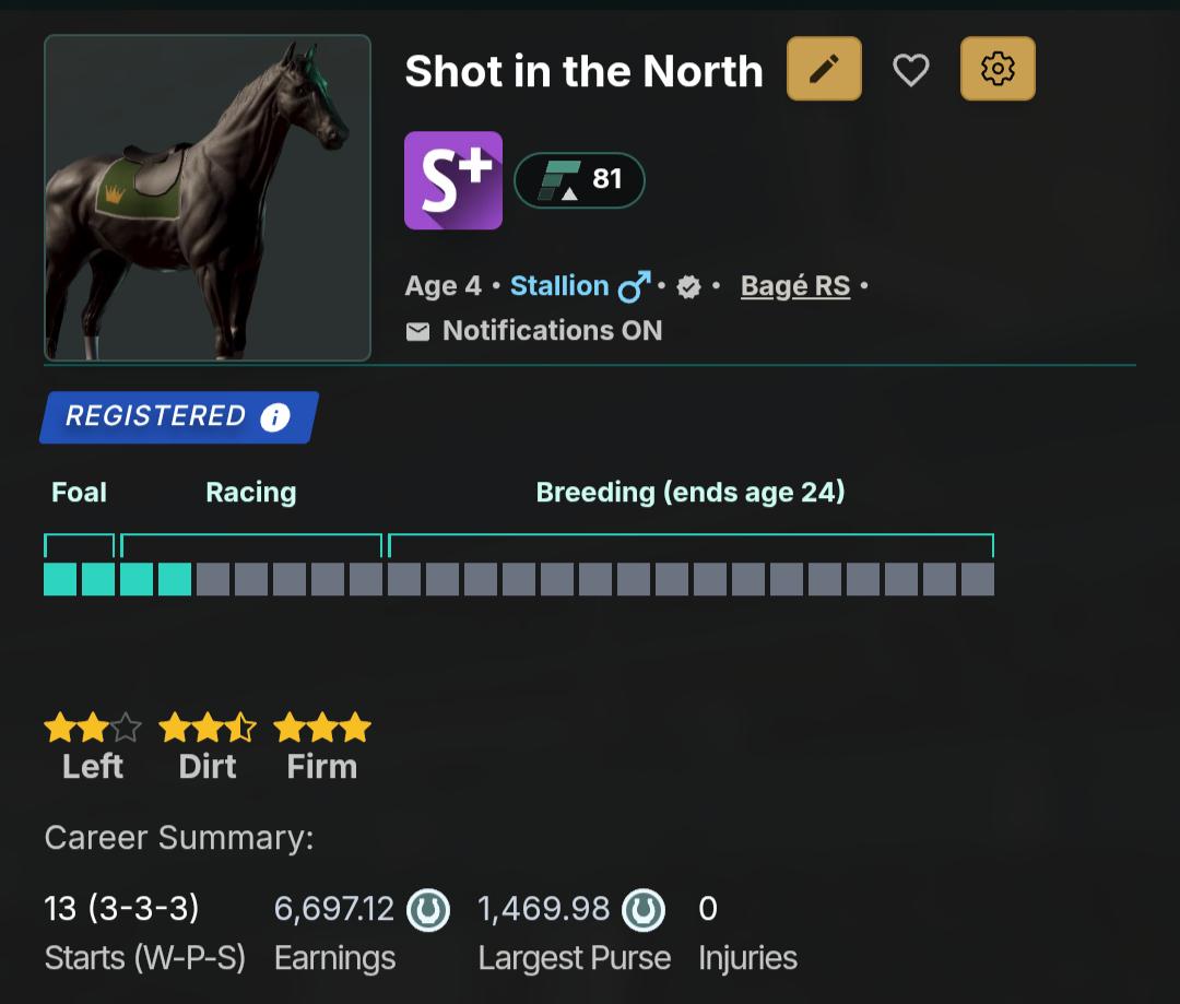 EdmilsonSoria's tweet photo. Shot in the North, You're saving me this season in @photofinishgame, I hope luck is on your side today at the Gallop Run!! https://t.co/VueYwAWiHl