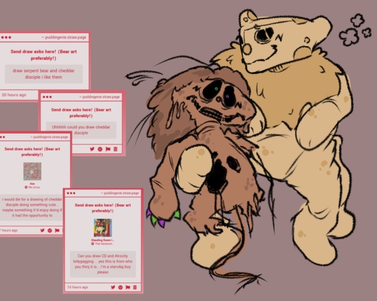 Pudding_Evie's tweet image. you guys like cheddar disciple huh?